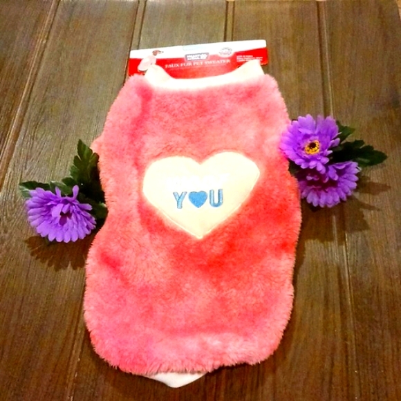 New Faux Fur Pet Sweater For Dogs ๐ - Picture 1 of 12